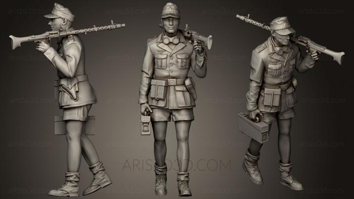 Military figurines (STKW_0197) 3D model for CNC machine